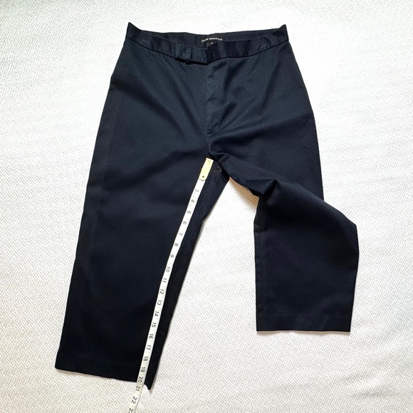 CLUB MONACO Navy Capris Women's Size 6, Cotton-blend Nautical Coastal Work - Picture 9 of 9